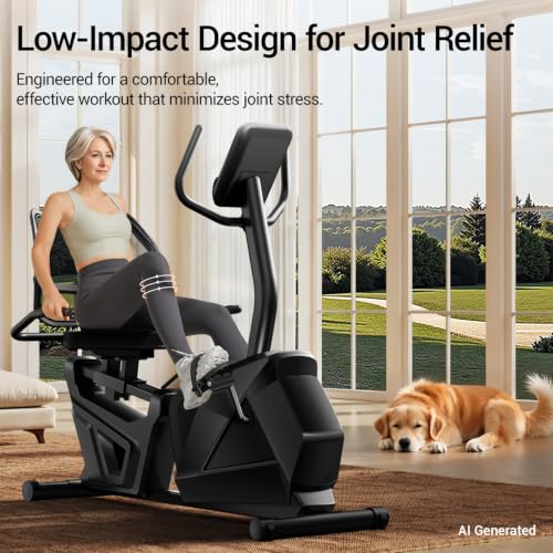 Image of CURSOR FITNESS Exercise Bike, Stationary Bikes for Home with Brake Pad | Indoor Cycling Low Noise Bike for Home with Exclusive App, Spin Workout Bike with Tablet Mount, 300 lb Weight Capacity