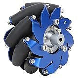 4in Mecanum Wheel Left Aluminium mit TPU-Gummiwalzen Industrieroboterzubehör - Produkte von wirklich guter Qualität, kein Müllhaufen