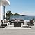 Aeeiua Aluminum Outdoor Patio Furniture Sets, 5 Piece Metal Patio Conversation Sets with Fire Pit with 5 Inch Cushion for Garden Backyard Deck