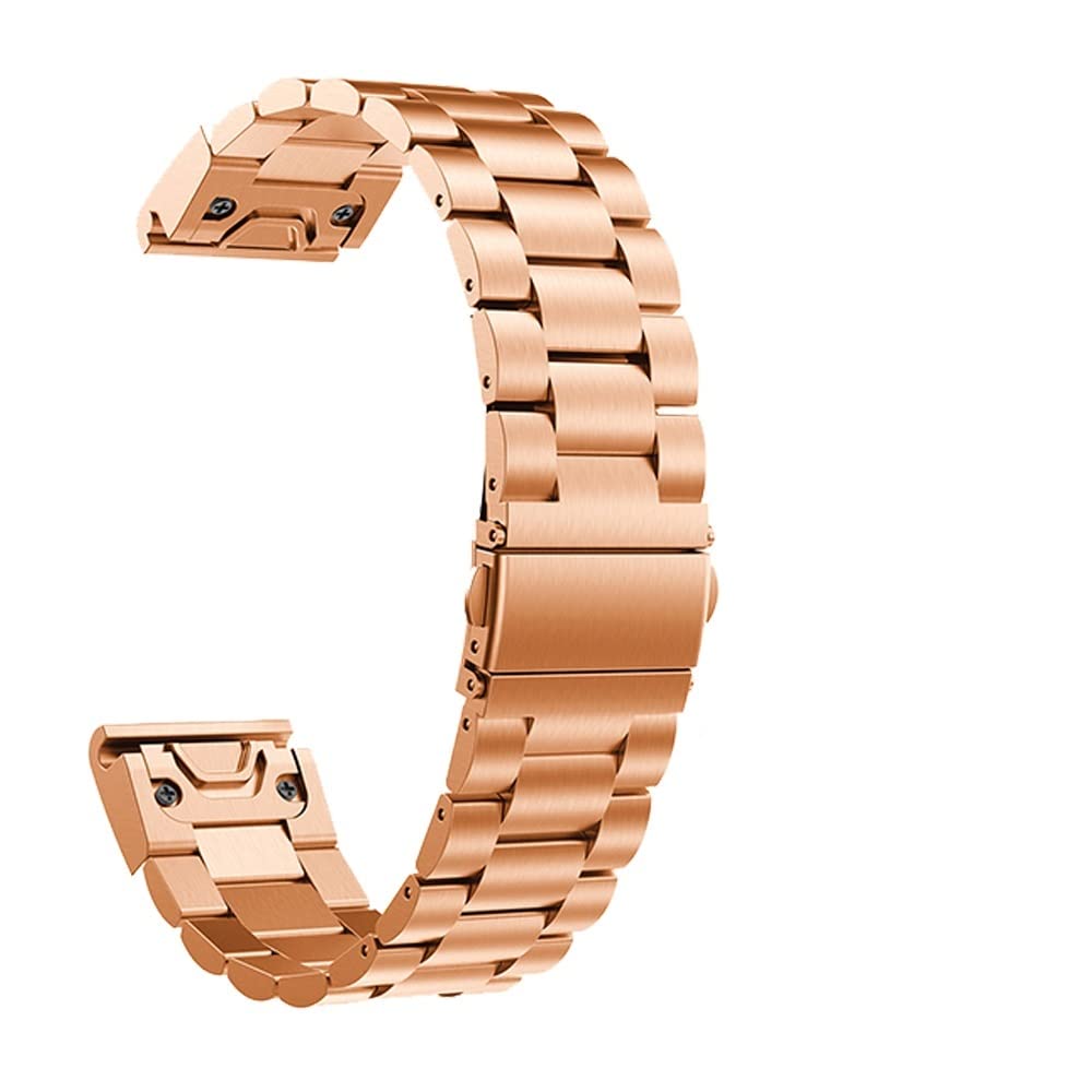 20 22 26 mm pasek ze stali nierdzewnej do zegarka Garmin Fenix 7 7S 7X 6 6X Pro 5 5X Plus 3HR Epix pasek do zegarka QuickFit metalowa bransoletka Correa