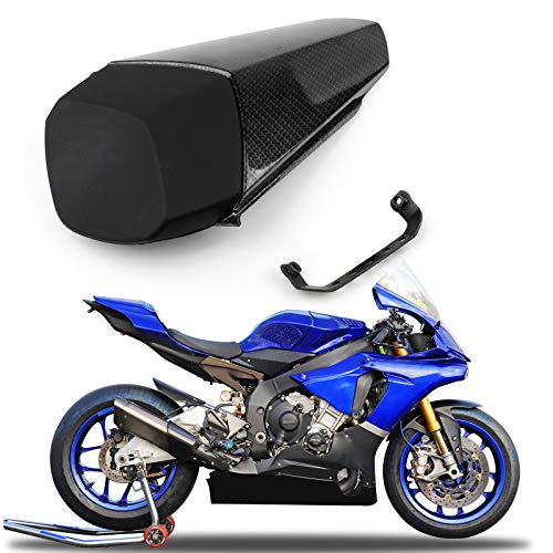 Topteng Motorcycle Rear Seat Cowl Passenger Pillion Fairing Tail Cover for Yamaha YZF-R1 2015-2018