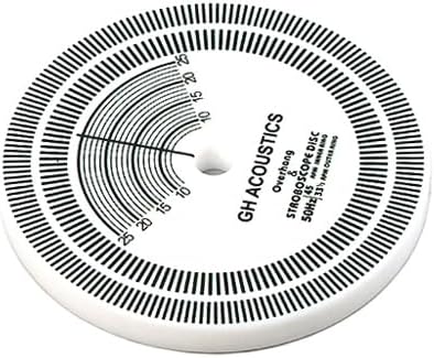 LP Vinyl Record Turntable Phono Tachometer Calibration Strobe Disc Stroboscope Mat 33 45 RPM