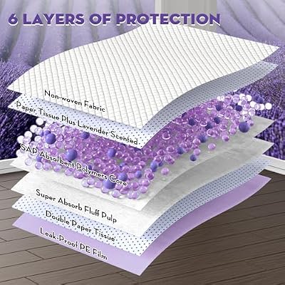 CROCI 22x22in Puppy Pads with Adhesive Tabs, Dog Pee Pads Absorbs Up to 3 Cups Potty Training, Disposable (50 Counts)