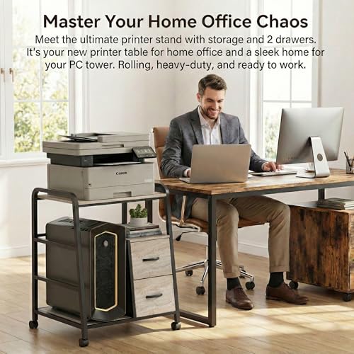 Soporte de impresora con 40% de descuento y almacenamiento