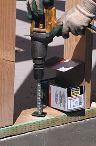 Simpson Strong-Tie THD37500H 3/8\" X 5\" TITEN HD Screw Anchor For...