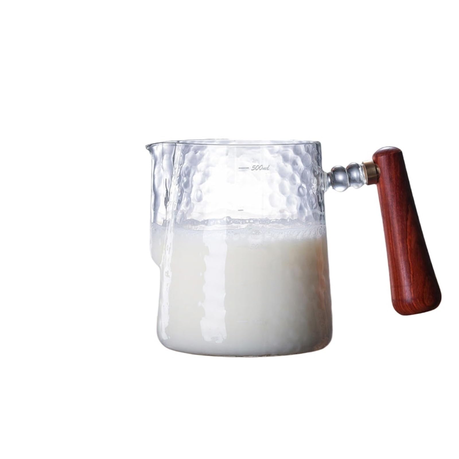 Jarra for espumar leche, 2 uds., crema, Latte, café, guirnalda, máquina, decoración artística, jarra de, espuma, Espresso Para Espumar(Transparent B)