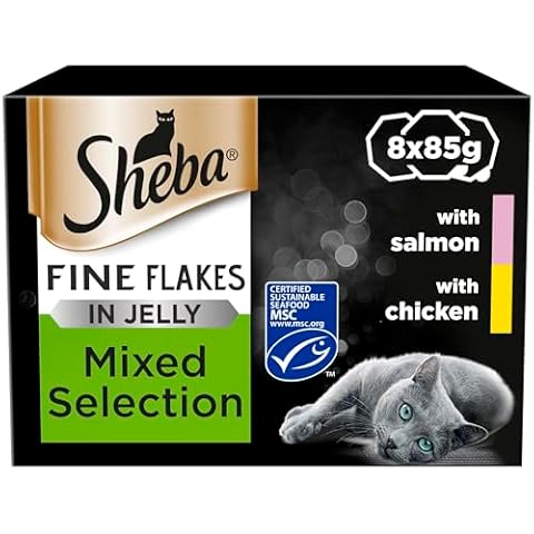Sheba Fine Flakes Cat Food with Salmon & Chicken Cover