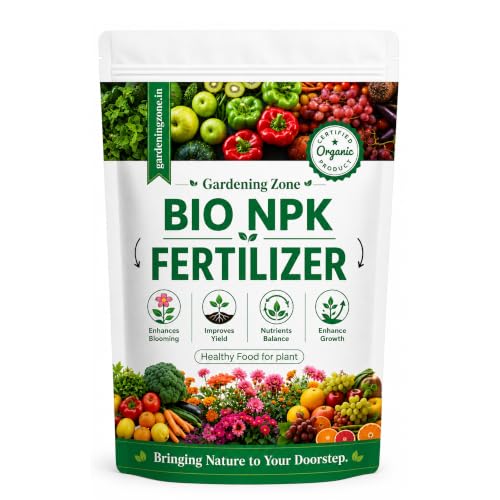 Image of Gardening Zone Bio NPK Granules Fertilizer for Home Garden Plants, 400g