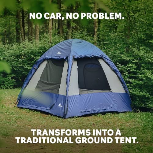 Carpa Camping Napier Hatchback para 4 personas azul gris miniatura 7