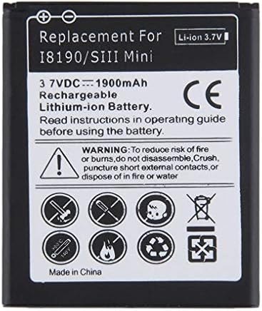 1900mAh Li-Ion Battery Mini Battery Mobile Phone Batteries Replacement for Samsung Galaxy S3 Mini i8190 i8160 1900mAh Li-Ion Battery Mini Battery Mobile Phone Batteries Replacement for Samsung Galaxy S3 Mini i8190 i8160