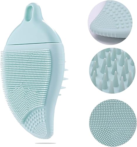 Miniatura 2 de Maxracy Limpiador facial de silicona cepillo de limpieza facial cepillo facial azul