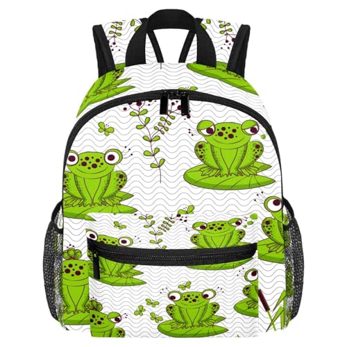 Sac à dos grenouille léger pour sorties scolaires et balades au parc