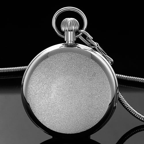 Image of Vintage Copper Train London Design Hand Winding Mechanical Pocket Watch Mens Watches