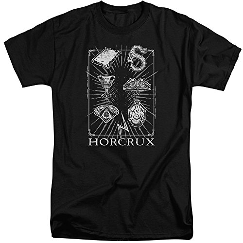 Image of Harry Potter - Mens Horcrux Symbols Tall T-Shirt, X-Large, Black