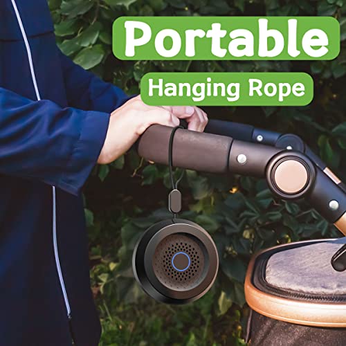 Sleepbox Sound White Noise Machine With 25 Soothing Sounds And 32 Volume Levels With Portable Hanging Rope And Headphone Jack Built-In Battery 4 Timers And Memory Function For Baby Kids Adults (Black) #TOP2