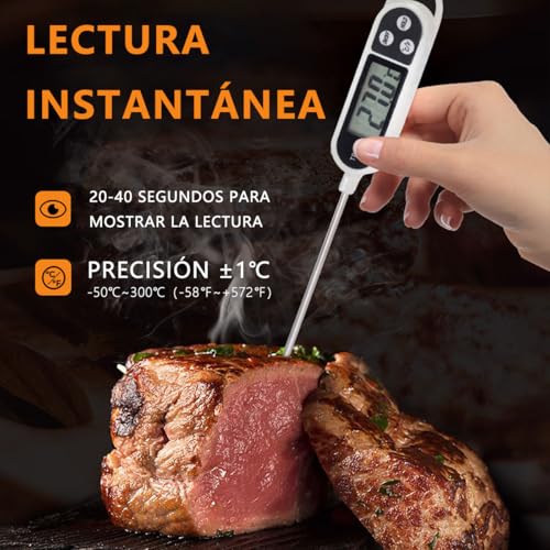 La Mejor Selección de Termómetros para freír disponible en línea. 30 Imagen adicional