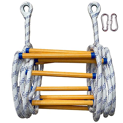 Échelle de sécurité souple pour évacuation de secours depuis un balcon ou une fenêtre d'étage