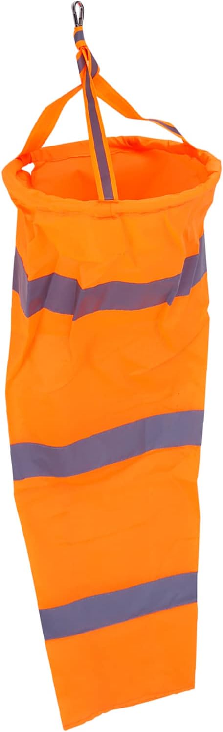 Ejoyous Windsock with Reflective Belts, Model Windsock, Polyester Outdoor Measuring Wind Direction, Easy Install, Children's Play, Portable, Reflect Light Tape, Bright Color, 30