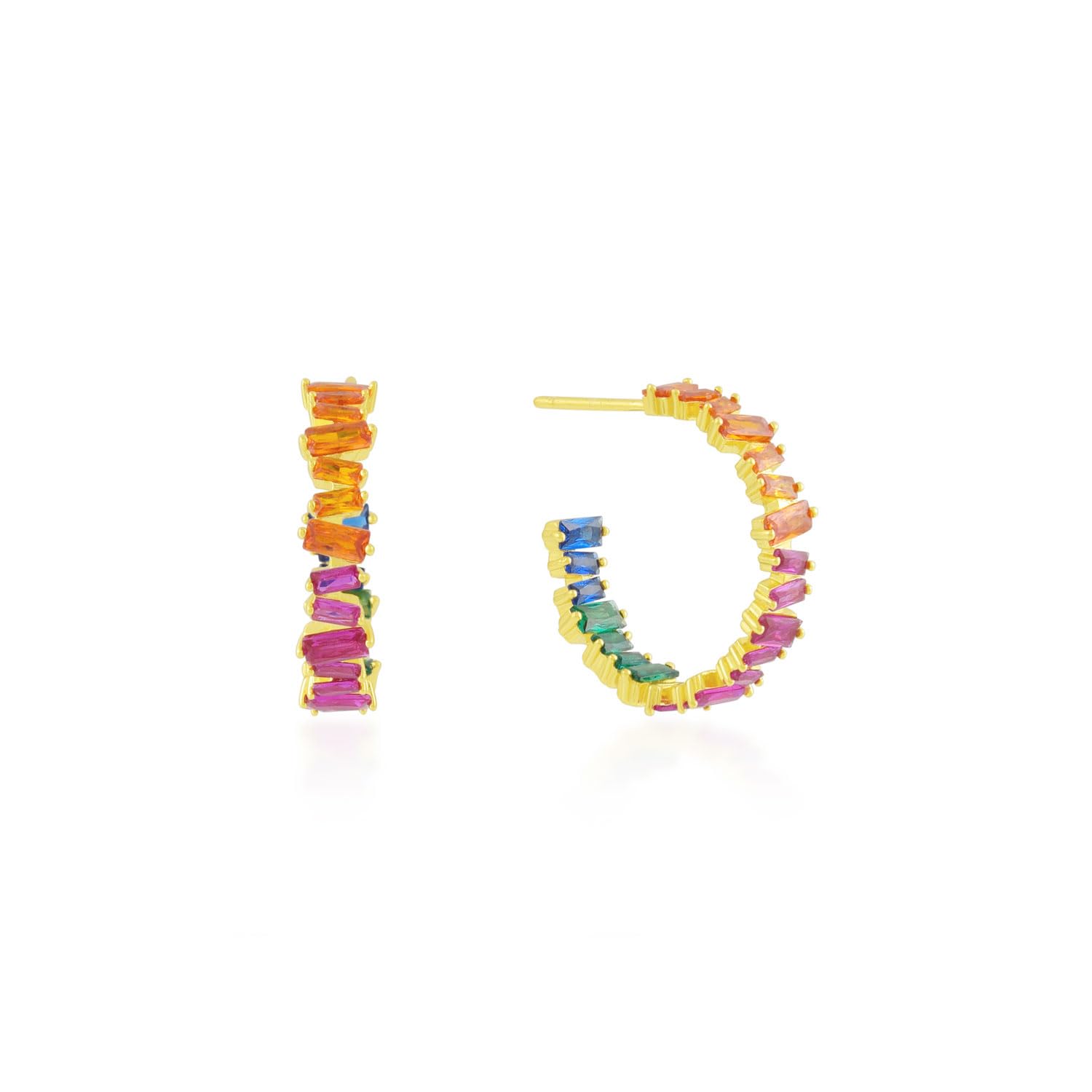 Mini Multi Color Vouge Hoops (Water Resistance Premium Plating) (B0CWY4PY4H) Amazon Price History, Amazon Price Tracker