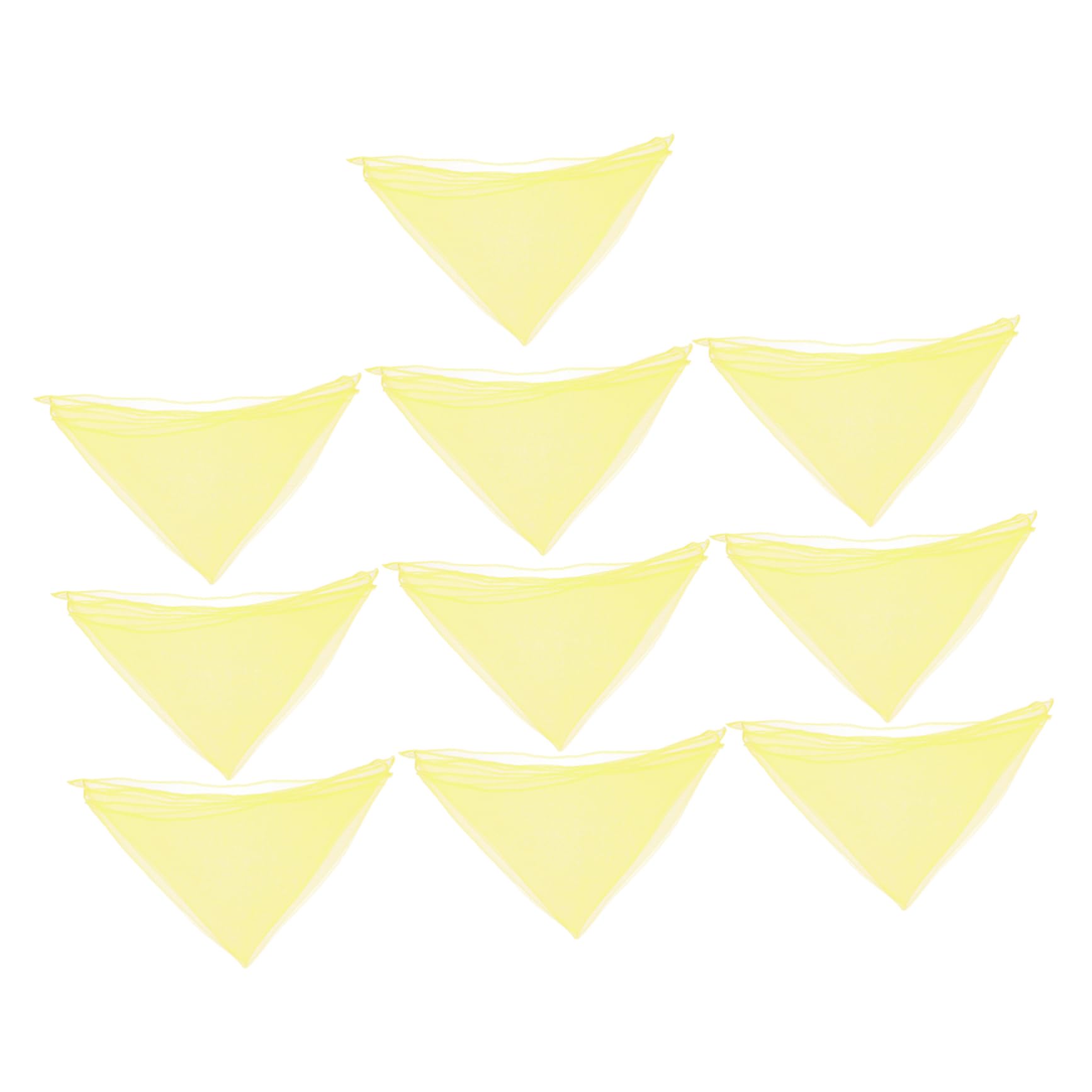 Beavorty 10Pcs Lightweight Scarves for Dance Performance Thin Scarves Versatile Accessories for Juggling Costumes and Musical Play