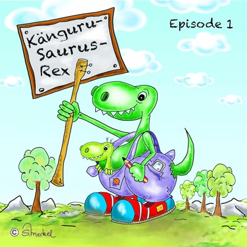 Professor Weismacher und der sensationelle K&auml;nguru-Saurus-Rex Podcast Por  arte de portada