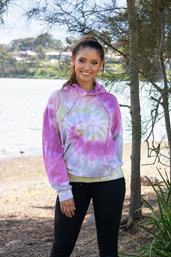 Image of Colortone Tie Dye Pullover Hoodies for Women and Men - Classic Fit Sweatshirts
