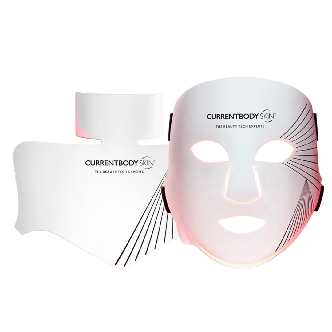 CurrentBody Skin LED Face Neck Kit Series 2 Anti-aging for your Face Neck and Chest with Red Light