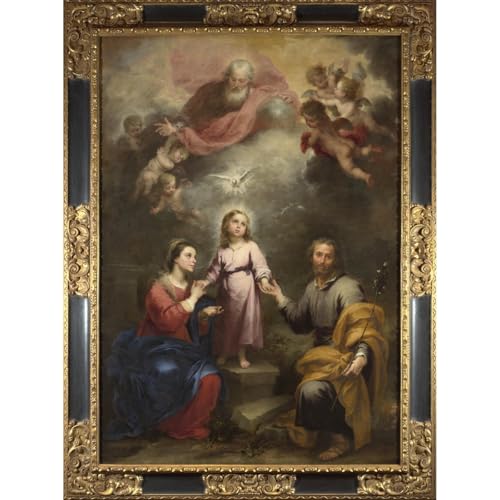 La Trinition céleste et terrestre Murillo toile haut de gamme 61x76