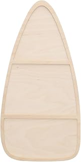 Welled Wood Surface, with Boat Shaped, 11" X 7", for Wooden Trays, Crafts and Decorations, Welled Center for Resin Design Or Paint - Decoupage, Engraving, Wood Burning