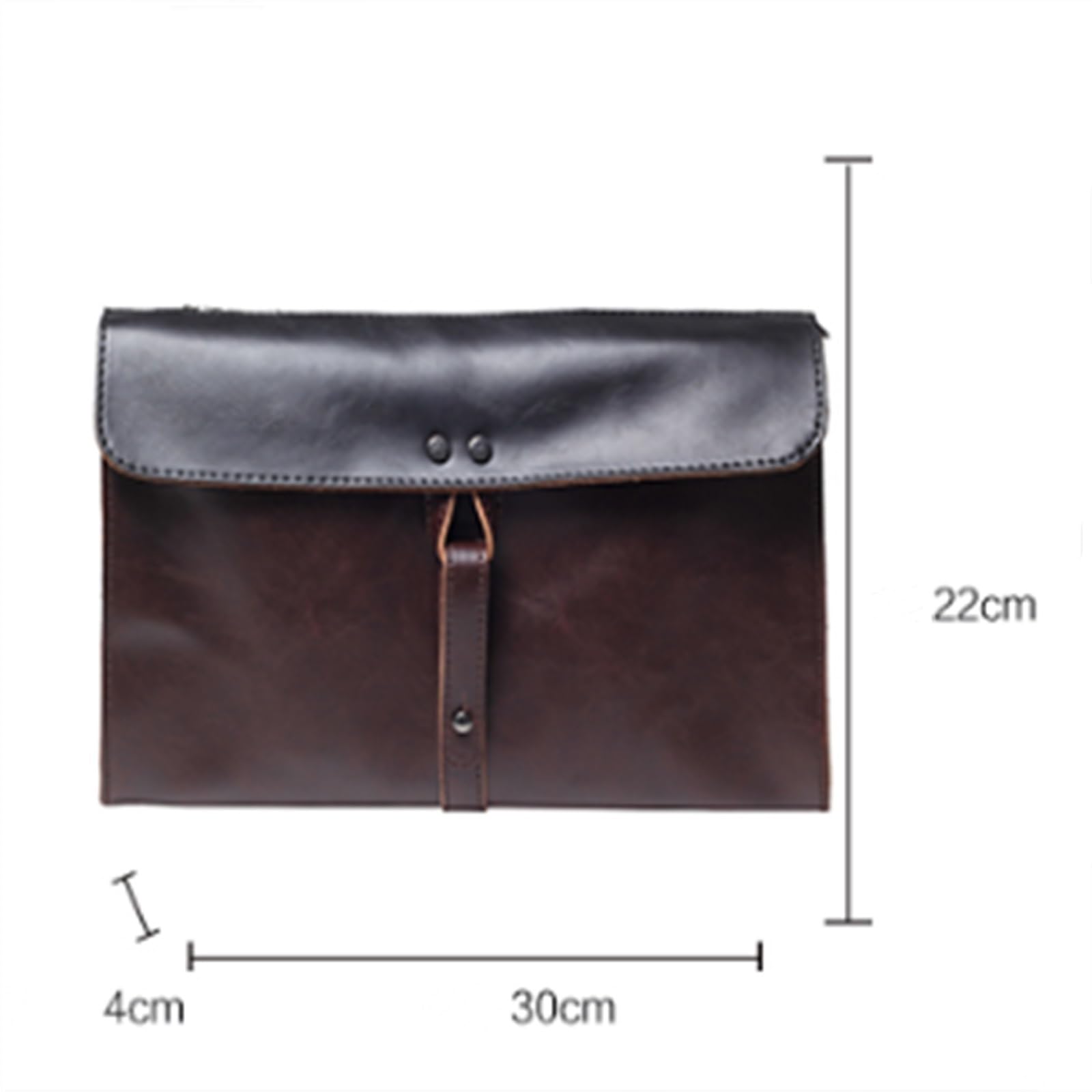 Pochette da Uomo Pochette da uomo Retro Clash Color Borsa a tracolla File Slant Crossbody Borsa da polso Borsa da Polso da Uomo