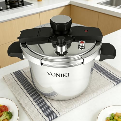 Olla a presión acero inoxidable 5.7 Qt VONIKI miniatura 4
