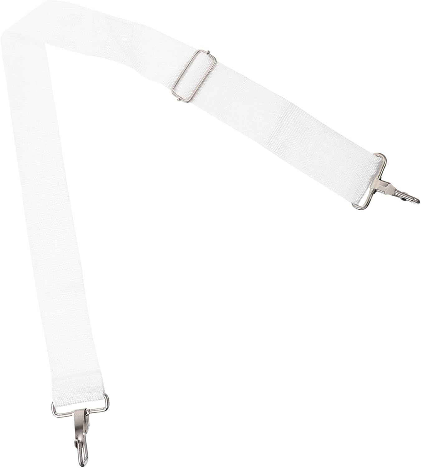 Adjustable White Snare Drum Sling Strap Durable Oxford Cloth Suspender for Comfortable Carrying for Marching and Percussion Accessories