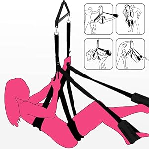 Deur Sex Schommel met Zitje – CAPTLIT Bondage Love Slings voor volwassen koppels met verstelbare bandjes, houdt tot 300…
