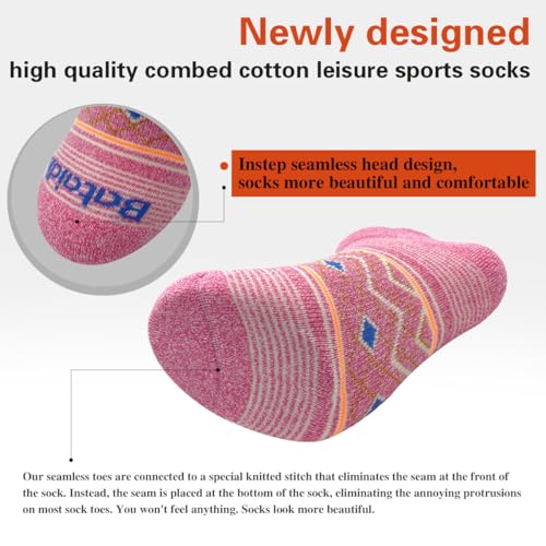Anti-blister Thick Cushioned Wicking Odor Resist Athletic Casual Ankle Socks 6 Pairs2