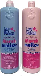 Love Potion Escova Progressiva Semi Definitiva Marshmallow para Cabelos Ondulados e Cacheados