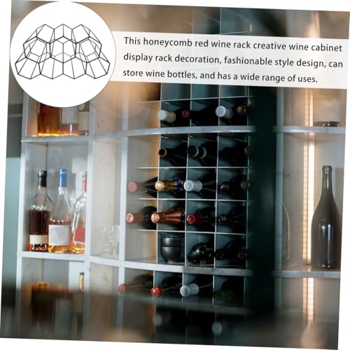 Soporte para botellas de vino de metal con 7 espacios miniatura 6