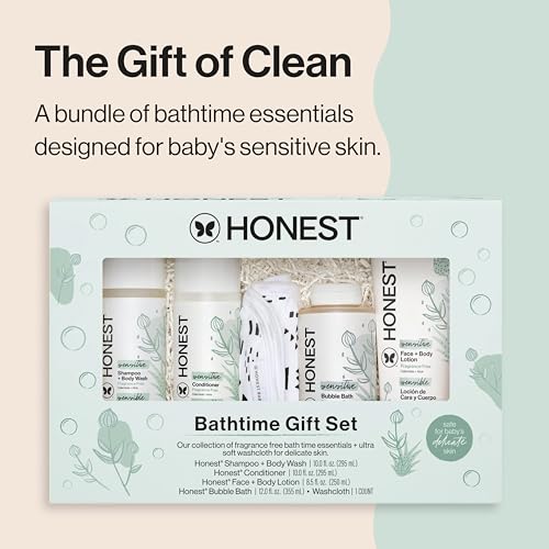 The Honest Company Bathtime Gift Set, Hypoallergenic, Fragrance-Free - image 2