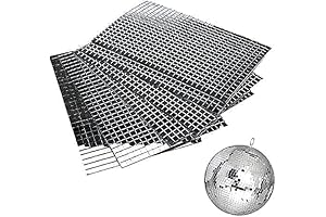 Self-Adhesive Mini Real Glass Mirror Tiles