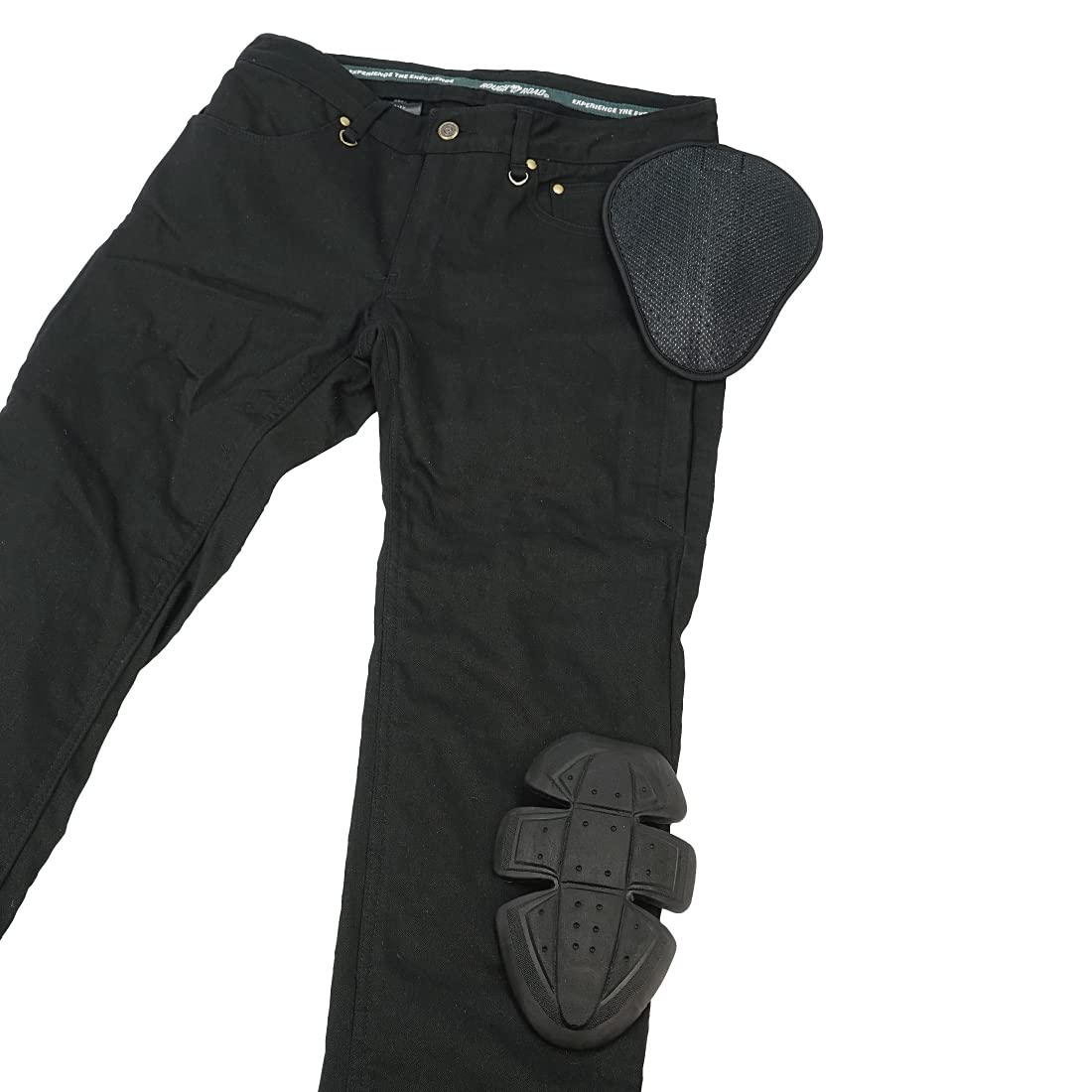 Amazon | ラフアンドロード(ROUGH&ROAD) バイク用 ストレッチデニム