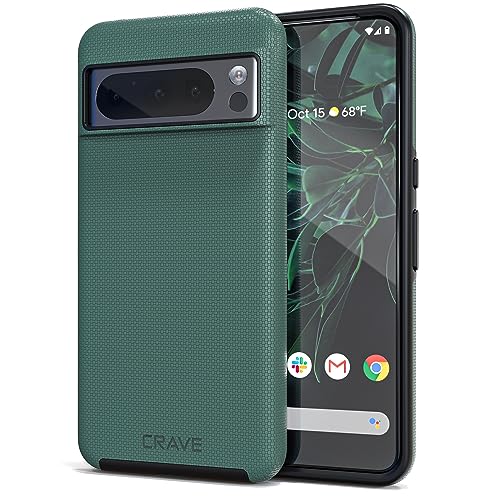 Crave for Google Pixel 8 Pro Case, Shockproof Protection Dual Layer Case for Google Pixel 8 Pro (6.7...