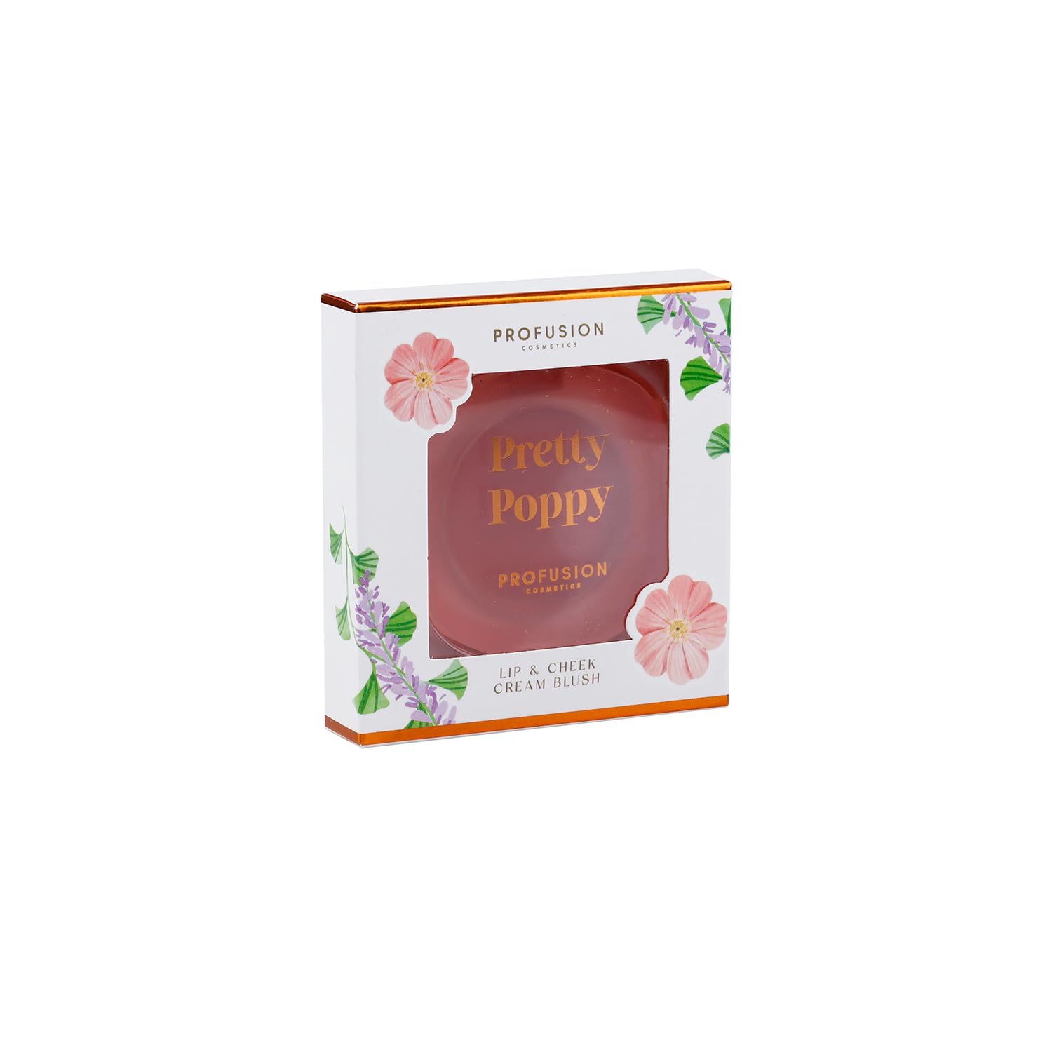 Profusion Cosmetics Petal Perfect Lip and Cheek Cream Blush, Multi Use Cream for Intense Colourpop and Soft Tinted Lips and Cheeks. (Wild Rose (Coral Pink), 1)