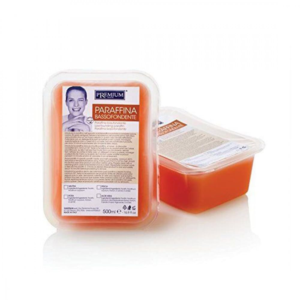 PARAFFINA PER MANI E PIEDI 2 PANETTI DA 500 gr. IN SCATOLA 1 Kg. PARAFFIN