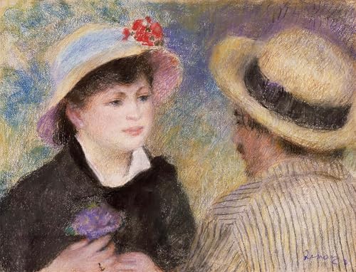Imagen lienzo de Renoir 'Coppia in barca' para llenar de romanticismo su hogar
