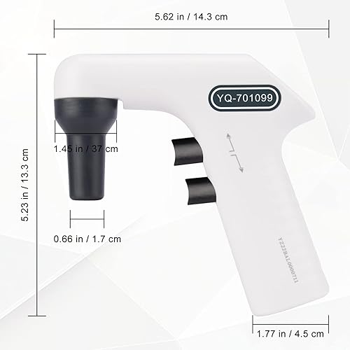 Miniatura 2 de stonylab Controlador de pipeta motorizado con pantalla digital, 0.0-1.7fl oz, pipeta electrónica, ligero, recargable, controlador de pipeta