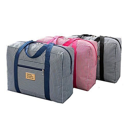 Nylon Waterproof Foldable Lightweight Large Capacity Storage Unisex Luggage Bag, Large Carry Foldable Travel Bag (Multi Color, 1 Bag)-image-36