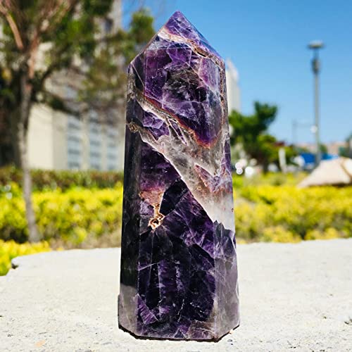 Améthyste obélisque naturelle, la baguette en cristal de quartz à offrir - 5