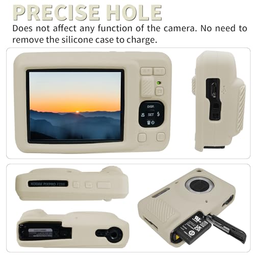 Funda protectora para cámara Kodak PIXPRO FZ55 de silicona miniatura 4