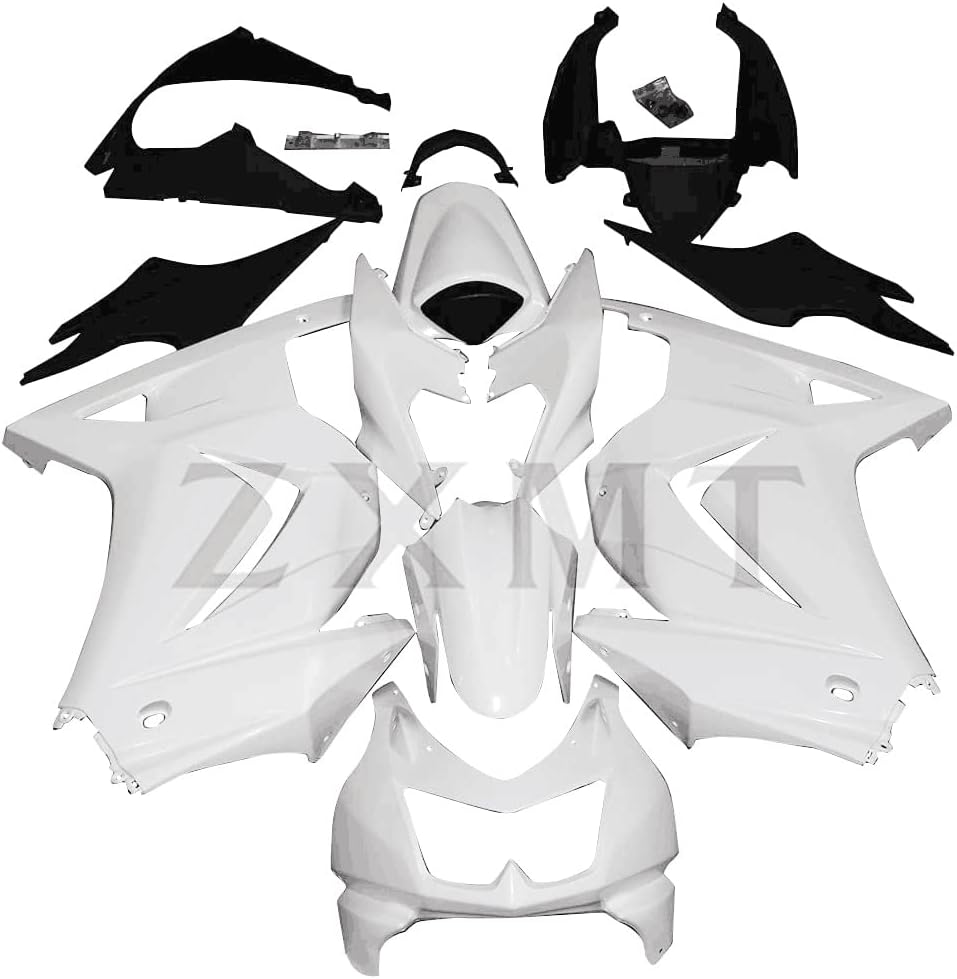 Motorcycle Fairing Kit Fairings for Kawasaki NINJA 250R EX250 2008 2009 2010 2011 2012 Unpainted (15 Pcs)