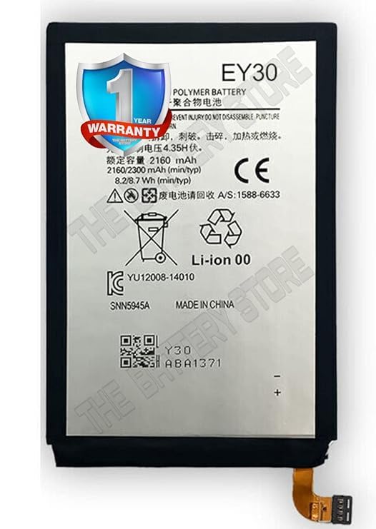 Image of THE BATTERY STORE Orignal EY30 Battery for Motorola X 2nd XT1097 XT1096 XT1093 XT1095 Battery with 1 Year Warranty**** (O6)