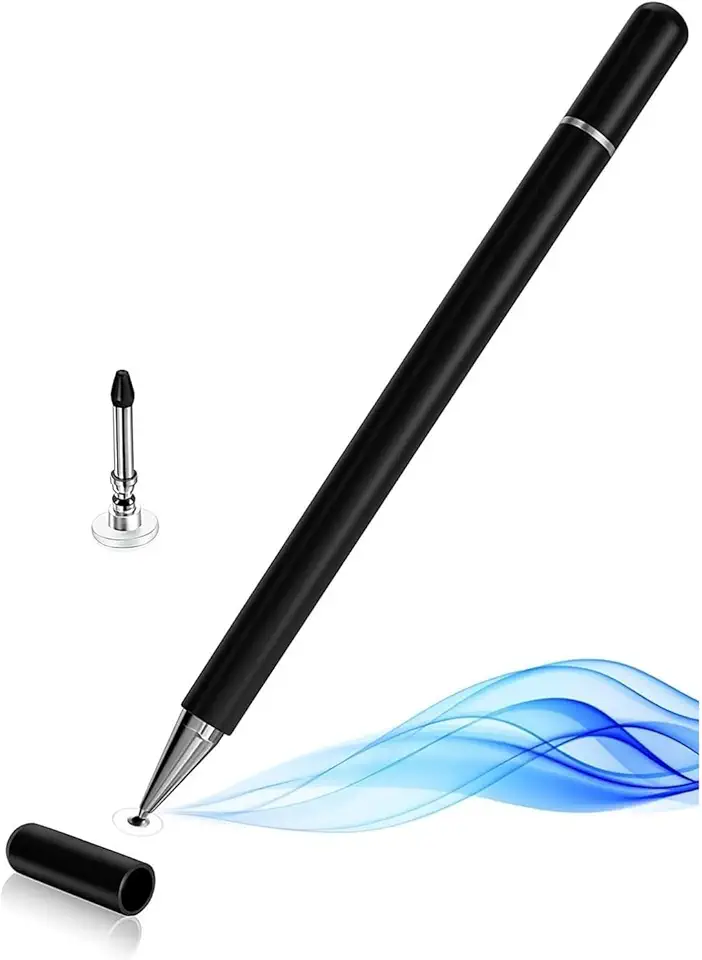 Caneta Stylus Touch Screen Universal Metal – Para Smartphones, Tablets e Telas Touchscreen Compatível com iOS e Android.